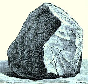 Orgueil meteorite painting