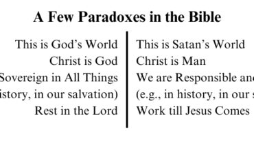 a-few-paradoxes-in-the-bible